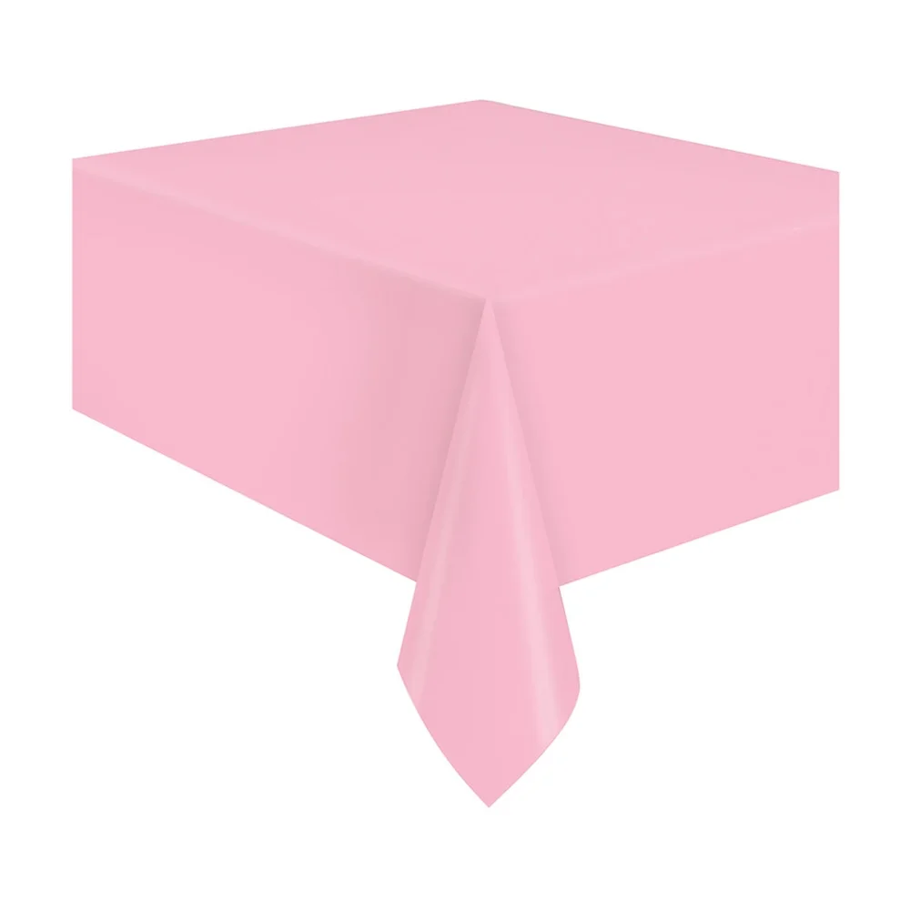 Pink Plastic Tablecovers Value Pack